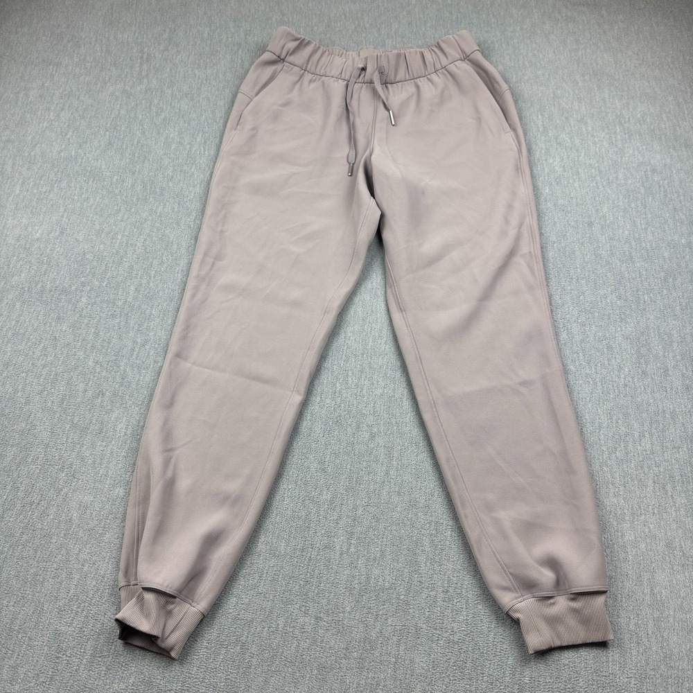 Lululemon Jogger Pants Womens 6 Purple On the Fly Tapered Train Athletic‎ W5BZDS